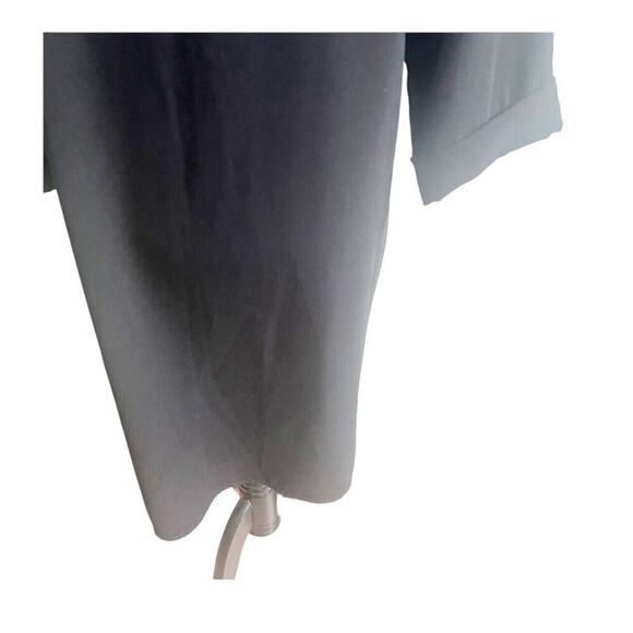 Top Shop Solid Black Longline Open Front Cardigan Size 6 Lagenlook Minimalist - Picture 9 of 13